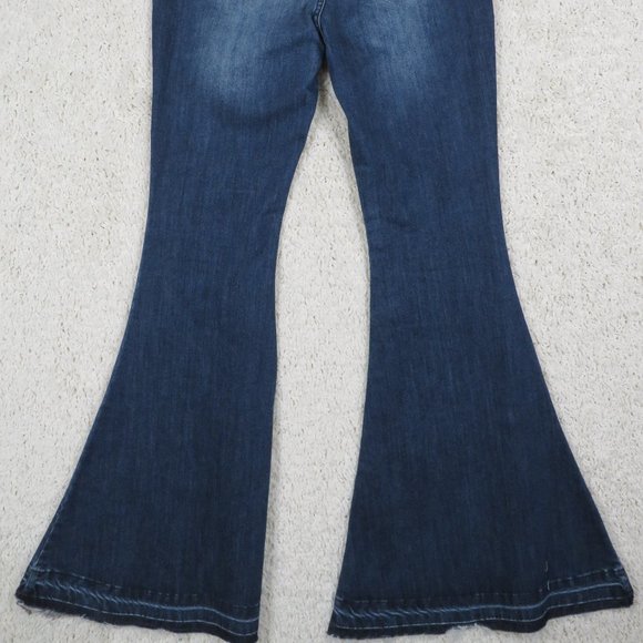 Le Lis Blanc* Women's Jeans Size 40 (Brasil) Original‎ Distressed Flare Bottom - Picture 4 of 13